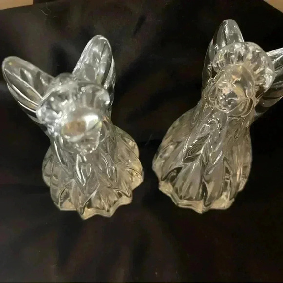 Vintage Pair of Gorham Crystal Angel Salt & Pepper Shakers Germany for Christmas - Picture 2 of 7